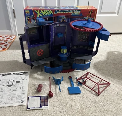 X-Men Headquarters Playset Toybiz 1995 100% Complete Mint w/box - Image 1 of 4