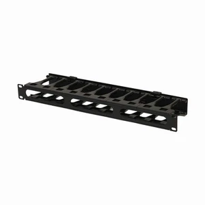 High Density 1U Steel 19" Rack Cable Manager Plastic Snap Hinge fastened Cover - Picture 1 of 3