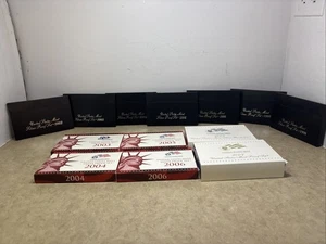 LOT OF 13• US MINT SILVER PROOF SETS • 1992-2007 • 90% SILVER • w/ COA (56coins) - Picture 1 of 4