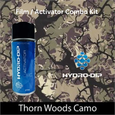 Kit combinado activador de película Hydro Dip HD-CM292 madera espina camuflaje Foto 1 de 4