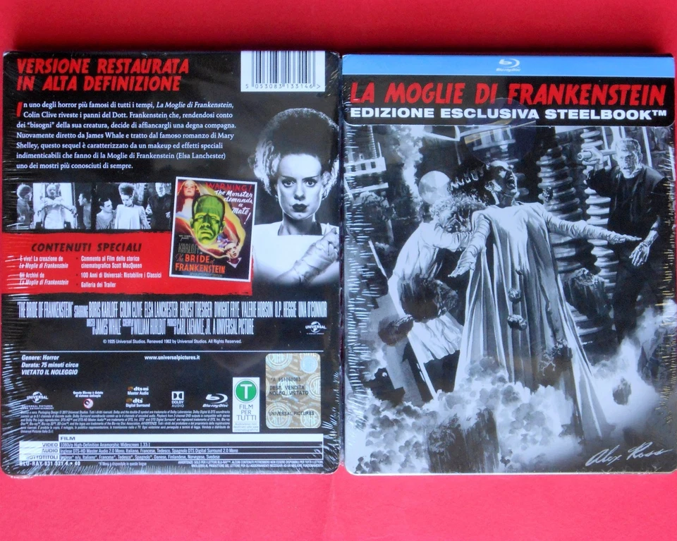 Blu ray Steelbook The Moglie By Frankenstein Bride Of Metalbox F - Image 1 of 1