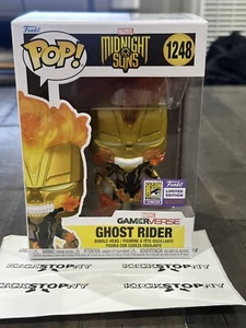 2023 SDCC Funko POP! PEGATINA CON Oficial GHOST RIDER Midnight Suns exclusiva - Imagen 1 de 6