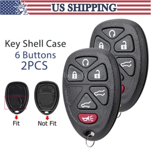 2 Repuestos para Chevy Tahoe Traverse GMC Yukon Mando a Distancia Llavero Carcasa Estuche - Imagen 1 de 9