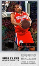 1996 Fleer Metal R-8 Jerry Stackhouse   Philadelphia 76ers  Basketball Card