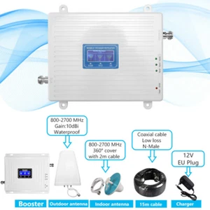 Handy Signalverstärker 2G/3G/4G Tri-Band LTE Booster Repeater Intelligentes Kit - Bild 1 von 11