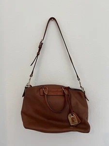 Borsa a tracolla vintage Dooney & Bourke Juliette tutte le stagioni + marrone Vachetta - Foto 1 di 13