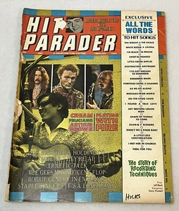 Hit Parader February 1969 Cream Jose Feliciano - Imagen 1 de 7