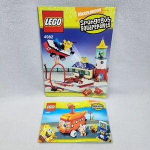 Spongebob Squarepants Lego Manual Booklet #4982 and #3830 Nickelodeon - Picture 1 of 7