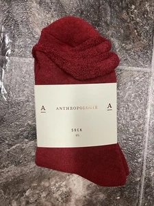 2 PAAR! Anthropologie Damensocken.  Rot. - Bild 1 von 3