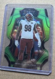 2022 Select PHIDARIAN MATHIS #200 Neon Green Prizm Die Cut /299 - Picture 1 of 2