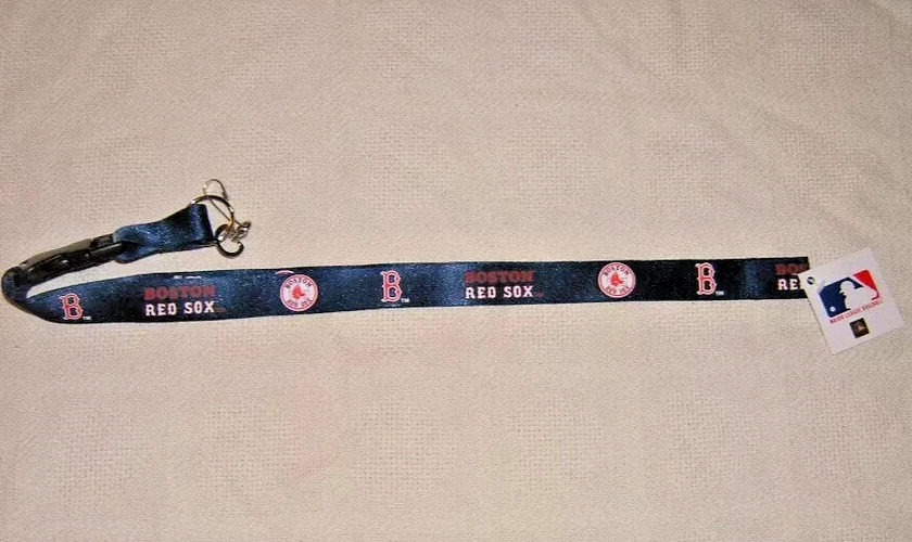 Baseball Boston Red Sox MLB Lanyard 22" Key Chain ID Holder NWT - Image 1 of 1