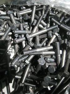 100 M8 x 1.25 x 60 MM (PT) Coarse Class 10.9 Hex Cap Screw (Bolt) Black Oxide FS - Picture 1 of 7