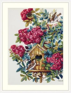 Rose Bush Counted Cross Stitch Kit by Merejka - Picture 1 of 1