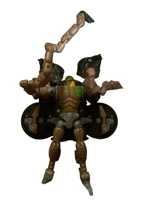 Vintage 1999 Transformers Beast Wars Deluxe Transmetals Blue Rattrap Hasbro - Image 1 of 3