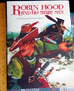 ROBIN HOOD &his merry men A Stand(POP)Up Story for Somone Special Hallmark c1960 - Picture 1 of 7