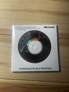 2 CD Microsoft Office 2007 Small Business Edition SBE Full English Version
