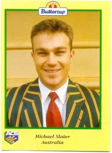 1995 Buttercup Cricket cards - Michael Slater - Australia - Imagen 1 de 1