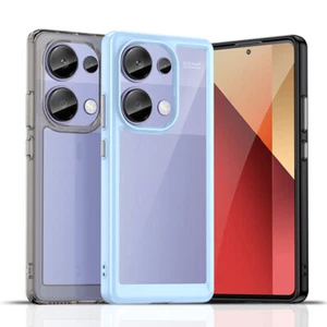 For Xiaomi Poco M6 Pro 4G Transparent Acrylic Shockproof Protective Cover Case - Picture 1 of 18