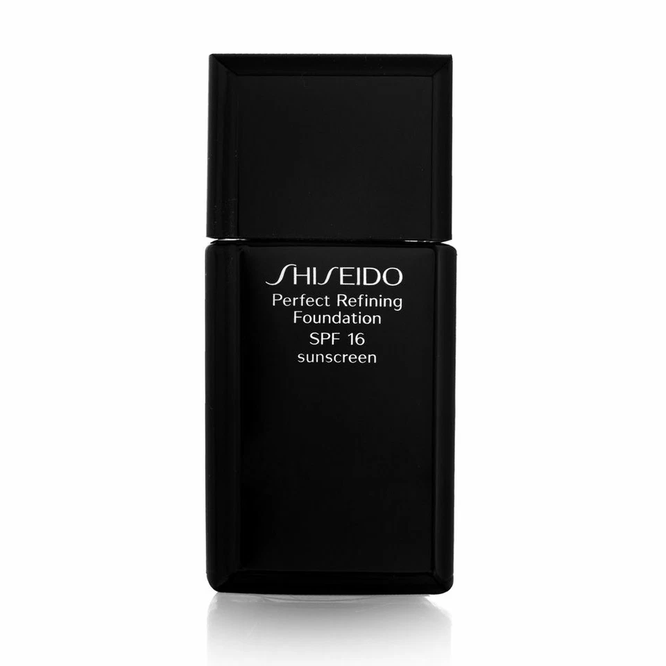 Shiseido Perfect Refining Foundation LSF 16 D10 Goldbraun Brandneu - Bild 1 von 1