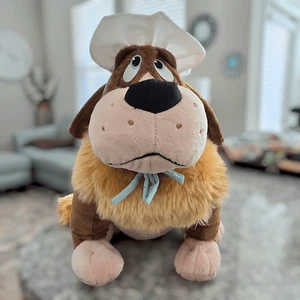 Disney Store Peter Pan Nana With Bonnet 16" Stuffed Plush Brown Dog - Picture 1 of 12