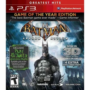 Batman Arkham Asylum Gioco dell'Anno Edizione Greatest Hits - PS3 - Foto 1 di 9