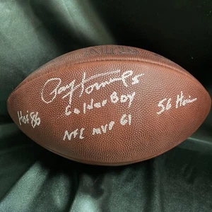 Paul Hornung Signed Football with Multiple Scripts - Picture 1 of 6