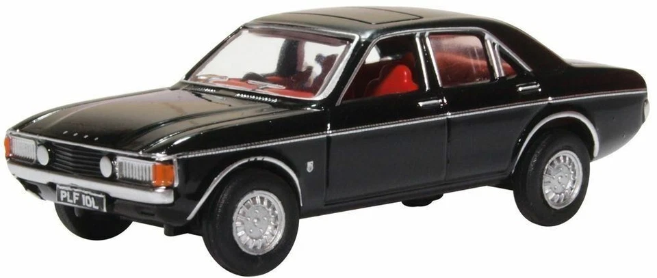 Nuovo Oxford Diecast 1:76 Scala Ford Consul Granada - Nero - 76FC006 - Immagine 1 di 1