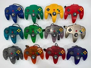 Controller ufficiale originale Nintendo 64 N64 raro Funtastic OEM molto stretto pulito - Foto 1 di 15
