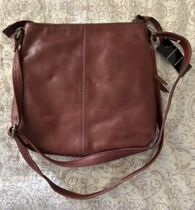 Wilsons Bandolera de Cuero Marrón Cartera Mujer Bolso Correa Ajustable Nuevo con Etiquetas $100 - Imagen 1 de 12