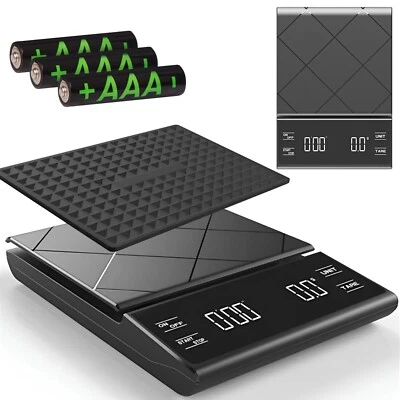 Kaffeewaage mit Display Elektronische Küchenwaage Waage Espresso Waage Timer - Bild 1 von 4