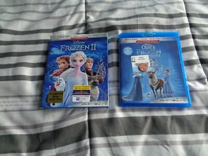Frozen II (Blu-ray/DVD) And Olaf's Frozen Adventure(Blu-ray/DVD) DIsney Lot - Picture 1 of 1