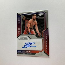 Jiri Prochazka 2021 Panini Prizm UFC Sensational Signatures Autograph Auto Card