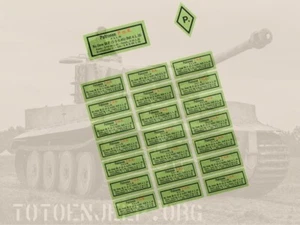 KIT ETIQUETTES LABEL BOITE CONTAINER CARTOUCHES 8 .. jeep willys ww2 - Foto 1 di 2