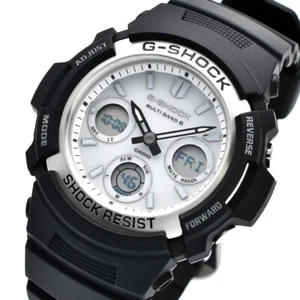 CASIO G-SHOCK AWG-M100S-7AJF Radio Solar Analog Digital Watch Black 46.4mm - Picture 1 of 7