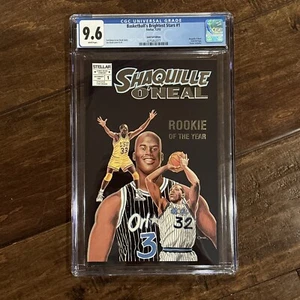 CGC 9.6 Shaquille O'Neal Basketball's Brightest Stars #1 Comic Book Graded - Picture 1 of 2