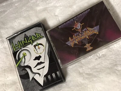 Winger In The Heart Of The Young & Winger Cassettes Tapes Lot Of 2 - Image 1 of 2