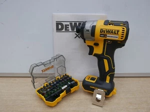 DeWalt DCF887 18V XR 3 Speed Impact Driver Bare Unit + DT7969 32pce Bit Set - Picture 1 of 2