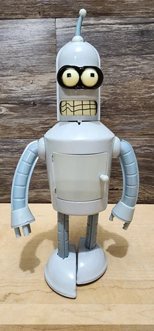 Futurama Wind-up Bender Collectible Tin Toy Rocket USA 2000 Cover