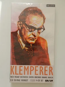 4 CD Klemperer Bach Mozart Beethoven Chopin Bruckner Brahms Neu originalverpackt - Foto 1 di 1