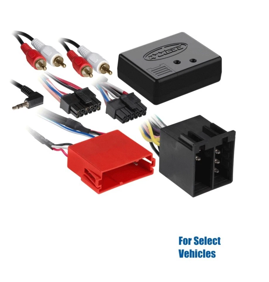 Car Stereo Radio Wire Harness BlueTooth Aux Amp Adapter for 2012-2015 Fiat 500 - Image 1 of 1