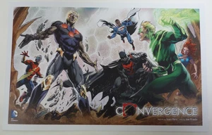 DC CONVERGENCE EARTH 2 LITHOGRAPH DC RRP RETAILER ROADSHOW EXCLUSIVE 2015 - Picture 1 of 1