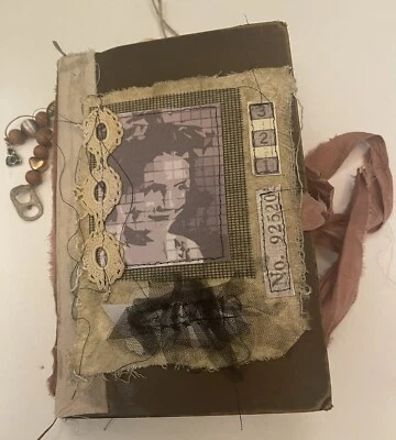 Diario de arte crudo "It's Clear" diario de arte original hecho a mano 40+ páginas. Foto 1 de 4