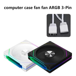 Smart Computer Chassis Cooling Fan ARGB Temperature Control PMW 3Pin Interface - Photo 1/14