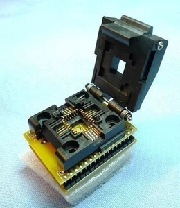 Adaptador Xeltek Wellon tipo Clamshell PLCC44 PLCC 44 TO DIP 44 envío EE. UU. - Imagen 1 de 1