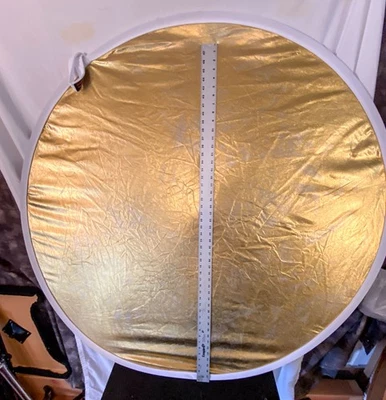 Photoflex Lite Disk Photo Reflector Gold/white With 48" Diameter used. - Image 1 of 3