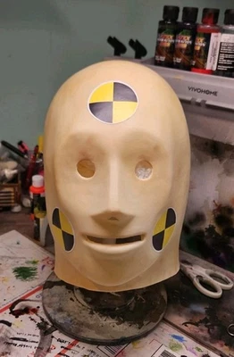Crash Test Dummies  Latex Mask Crash Style  - Image 1 of 4