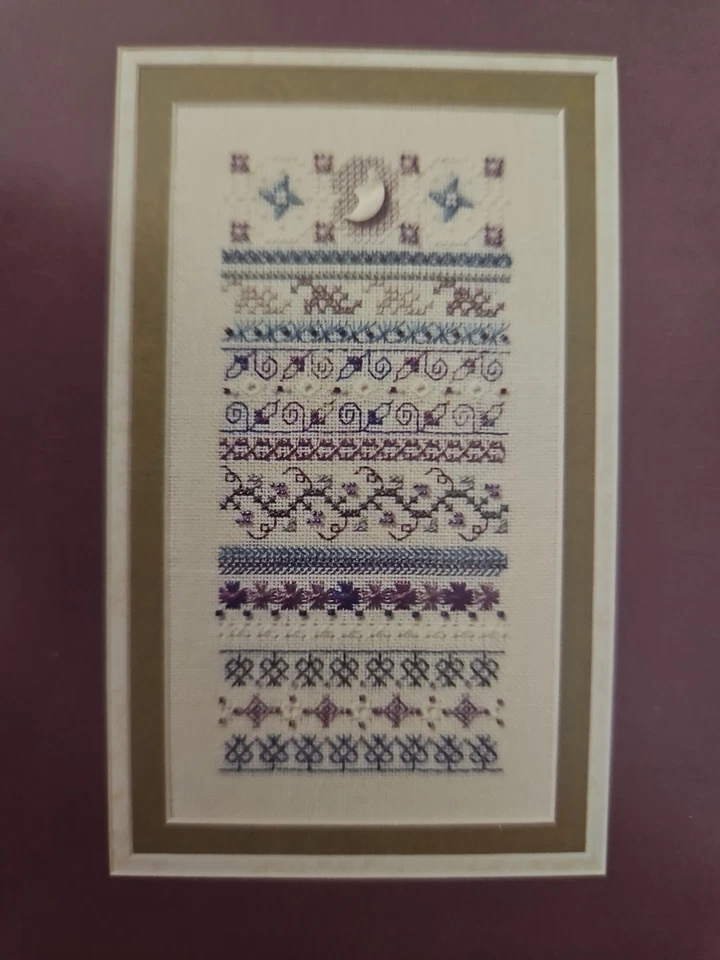 Just Nan EVENING STAR Counted Cross Stitch Pattern JNCPS02 & Embellishment Pack  - Image 1 of 4