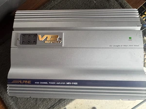 Alpine MRV-F405 V12 Expert Car Audio Old School 4ch Amplifier - Picture 1 of 7