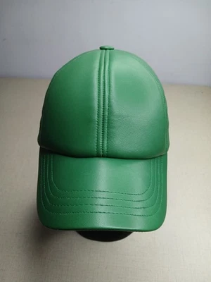 Gorra de cuero unisex para hombre y mujer gorra de béisbol sombrero turcker de cuero para adultos Foto 1 de 4