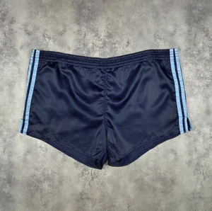 Vintage Adidas Shorts selten 80er Lauf Marathon blau West Germany Herren Gr. L - Bild 1 von 6